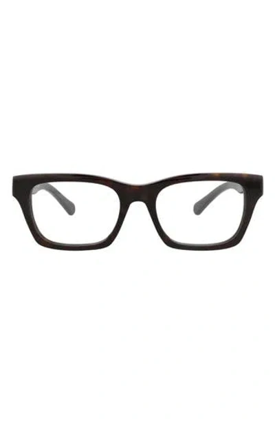 Chloé 51mm Square Optical Glasses In Black