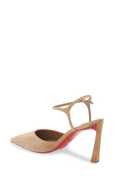 Christian Louboutin Condora Riviera Ankle Strap Pump In Brown