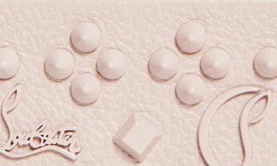 Christian Louboutin Kios Simple Leather Card Case In Pink