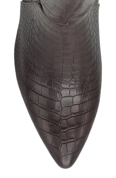 Charles By Charles David Arlie Pointed Toe Knee High Boot In Brown