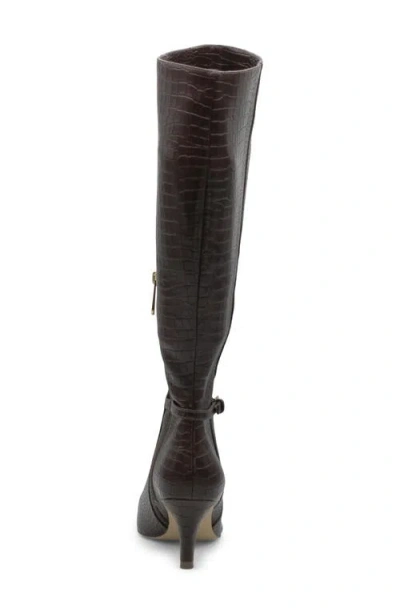 Charles By Charles David Arlie Pointed Toe Knee High Boot In Brown