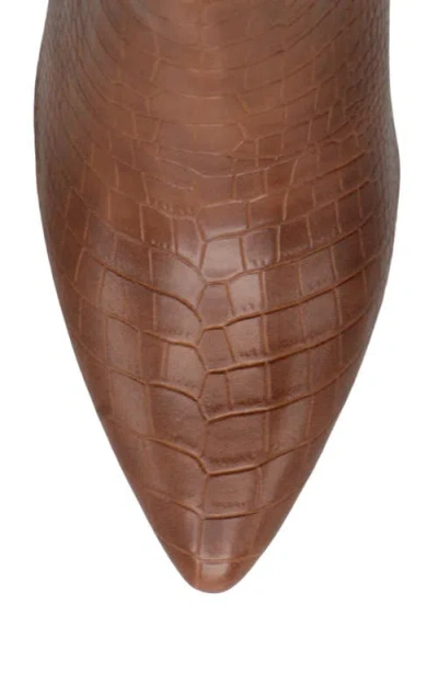 Charles By Charles David Arlie Pointed Toe Knee High Boot In Brown