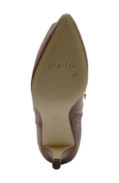 Charles By Charles David Arlie Pointed Toe Knee High Boot In Brown