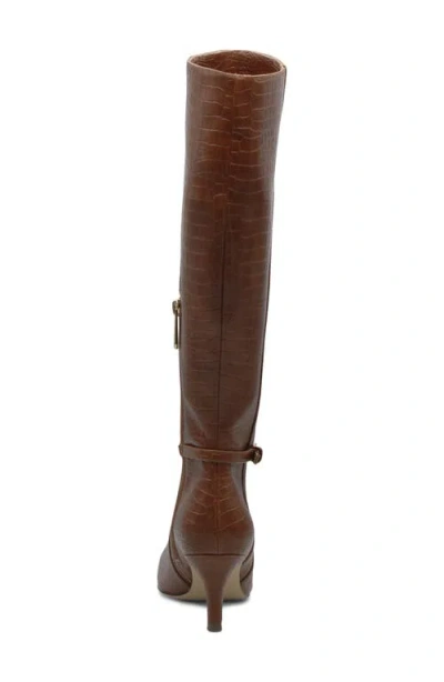 Charles By Charles David Arlie Pointed Toe Knee High Boot In Brown