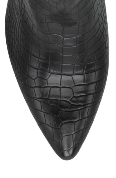 Charles By Charles David Arlie Pointed Toe Knee High Boot In Black