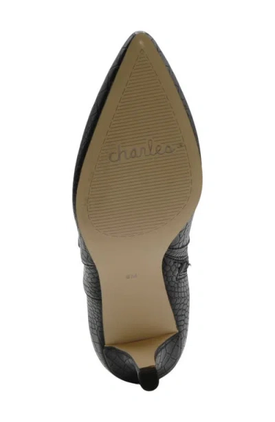 Charles By Charles David Arlie Pointed Toe Knee High Boot In Black