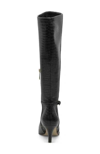 Charles By Charles David Arlie Pointed Toe Knee High Boot In Black