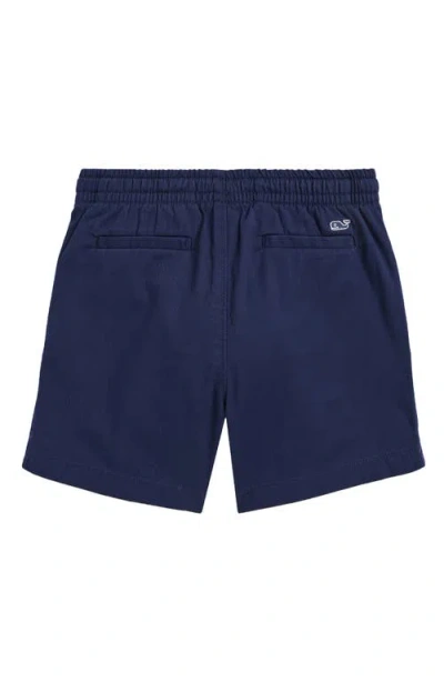 Vineyard Vines Kids' Drawstring Stretch Twill Chino Shorts In Blue
