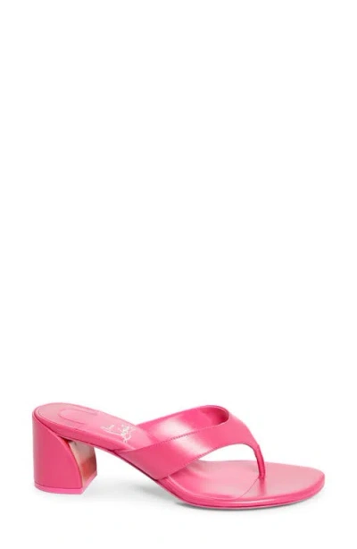 Christian Louboutin Janetonga Thong Sandal In Pink