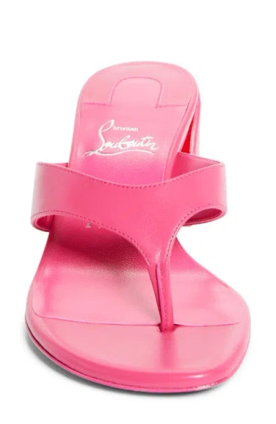Christian Louboutin Janetonga Thong Sandal In Pink