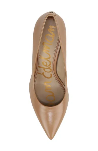 Sam Edelman Hazel Pointed Toe Pump In Brown