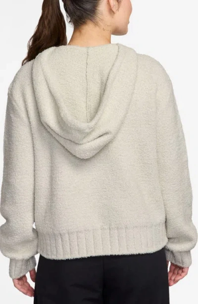 Nike Sportswear Phoenix Oversize Bouclé Hoodie In Nude