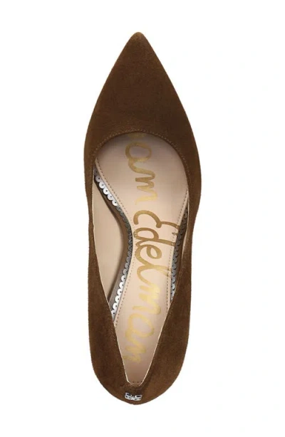 Sam Edelman Hazel Pointed Toe Pump In Brown