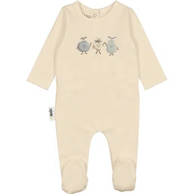 Maniere Manière Fruity Friends Footie In Neutral