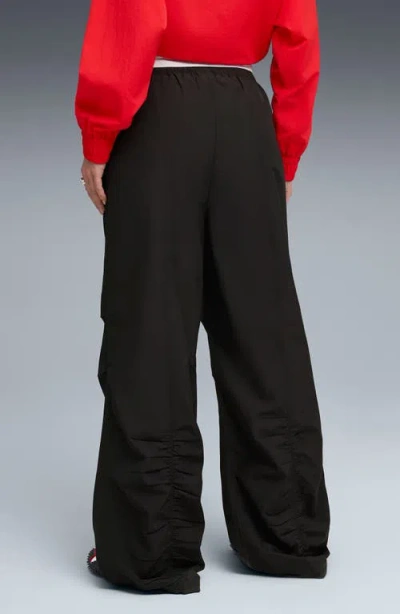 Puma Essential Parachute Pants In Black
