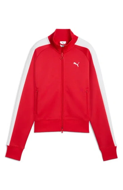 Puma T7 Always On Track Jacket In Red