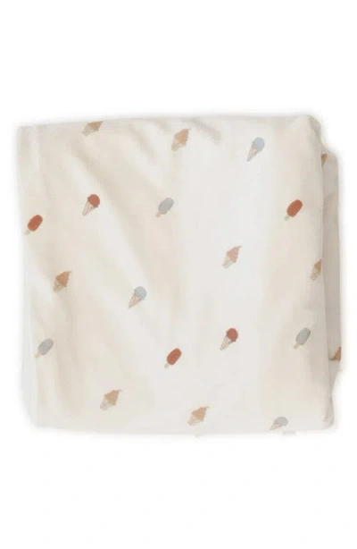 Saranoni Minky Hooded Towel In White