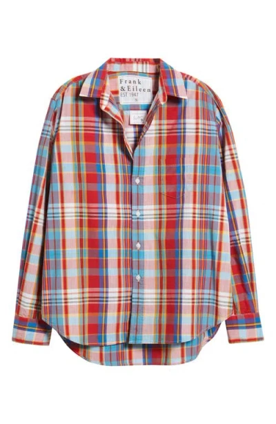 Frank & Eileen Plaid Relaxed Fit Cotton Button-up Shirt In Multi
