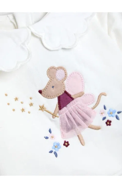 Jojo Maman Bébé Jojo Maman Bebe Fairy Mouse Cotton Blend Sweatshirt & Leggings Set In Purple