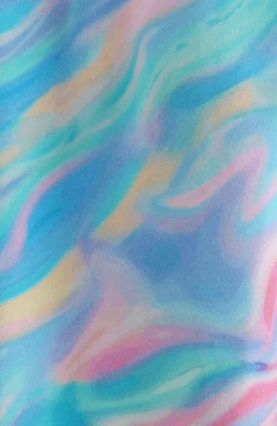 Zella Girl Kids' Live By High Waist Leggings In Blue