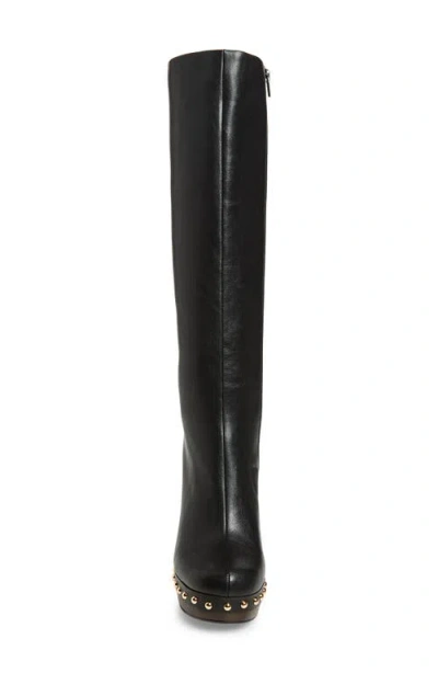Jeffrey Campbell Kamari Knee High Platform Boot In Black
