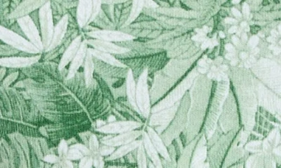Tommy Bahama Marina Del Mar Forte Botanical Print Cotton Fleece Top In Green