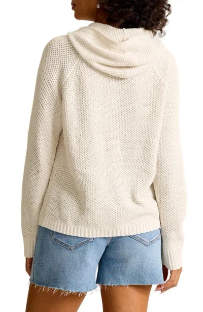 Tommy Bahama Cali Coast Open Stitch Hoodie In Neutral