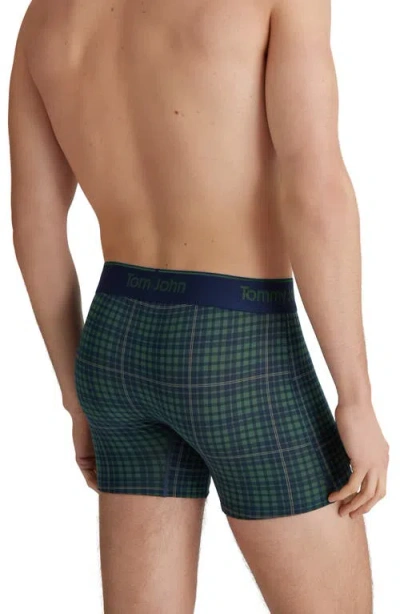 Tommy John 3-pack Second Skin 6-inch Stretch Modal Boxer Briefs In Blue