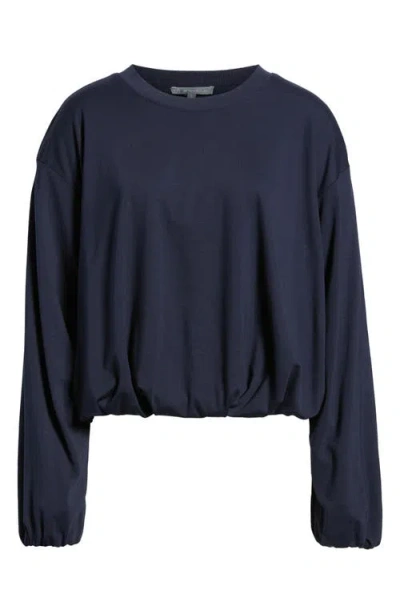 Wit & Wisdom Blouson Knit Top In Blue