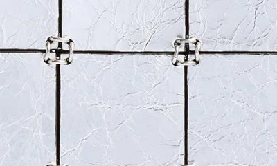 Khaite Mini Emma Metallic Leather Evening Bag In Multi