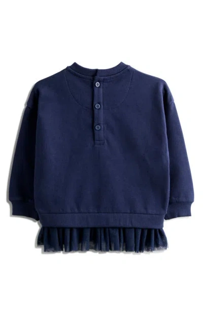 Jojo Maman Bébé Jojo Maman Bebe Kids' Unicorn Sequin Sweatshirt In Blue