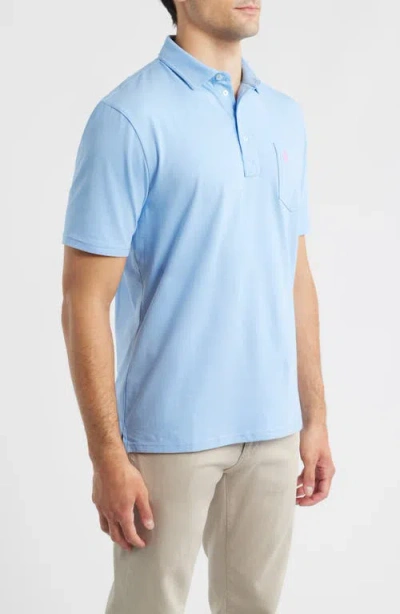 Johnnie-o The Original Regular Fit Polo In Blue
