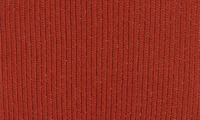 Ulla Johnson Noelle Metallic Knit Dress In Brown