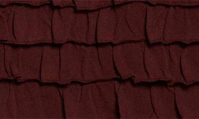 Ulla Johnson Lula Ruffle Tank In Burgundy