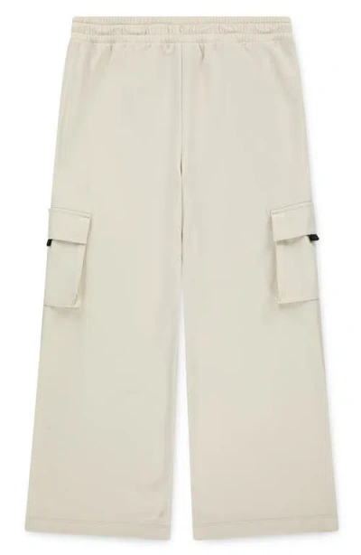 Jordan Kids' Wide Leg Drawstring Cargo Pants In Neutral