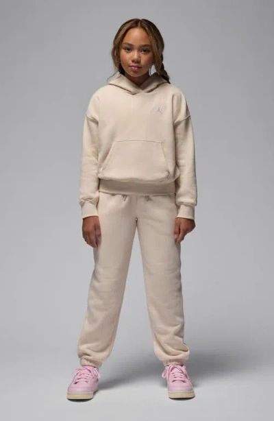 Jordan Kids' Brooklyn Fleece Hoodie In Brown