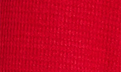 Madewell Waffle Wide Leg Pajama Pant In Red