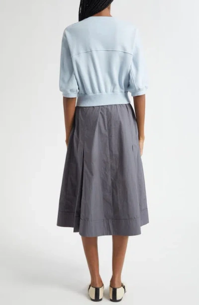 3.1 Phillip Lim Mixed Media Midi Dress In Multi