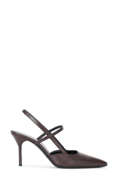 Staud Sebastian Slingback Sandal In Brown