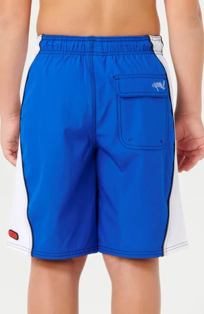 Rip Curl Kids' Beater Volley Swim Trunks In Blue