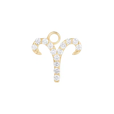 Dyamka Women's Aries Zodiac Charm Yellow Gold In Gold