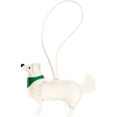 Clare V . Paco Bag Charm In White