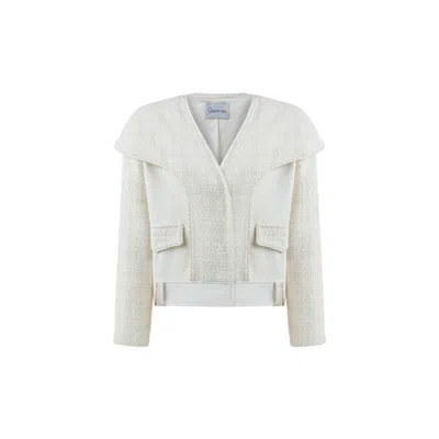Saint Ones Women's White Maia Jacket In White