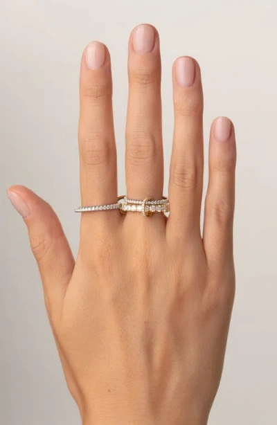 Spinelli Kilcollin Junia Diamond Pavé Linked Stack Ring In Gold
