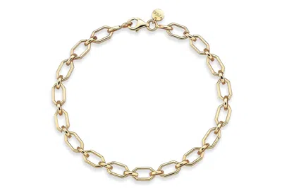 Reis Jewellery Women's Gold Bean Link Bracelet In Gold