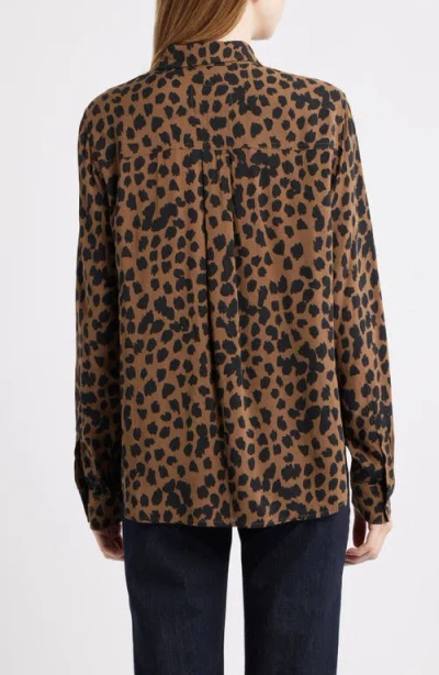 Rails Josephine Leopard Print Button-up Shirt In Animal Print