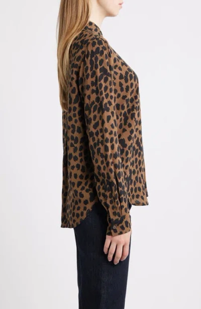 Rails Josephine Leopard Print Button-up Shirt In Animal Print