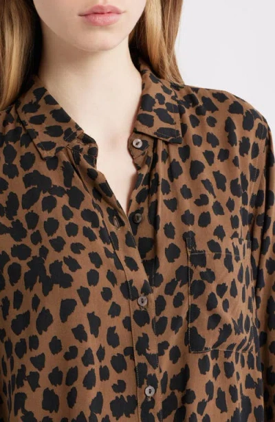 Rails Josephine Leopard Print Button-up Shirt In Animal Print