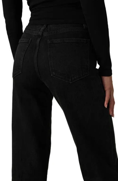 Joe's Jeans The Blake High Waist Crop Wide Leg Jeans In Black