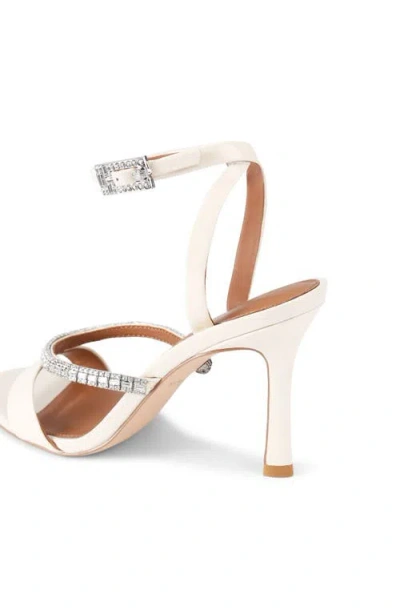 Kurt Geiger London Crystal Ankle Strap Sandal In Neutral